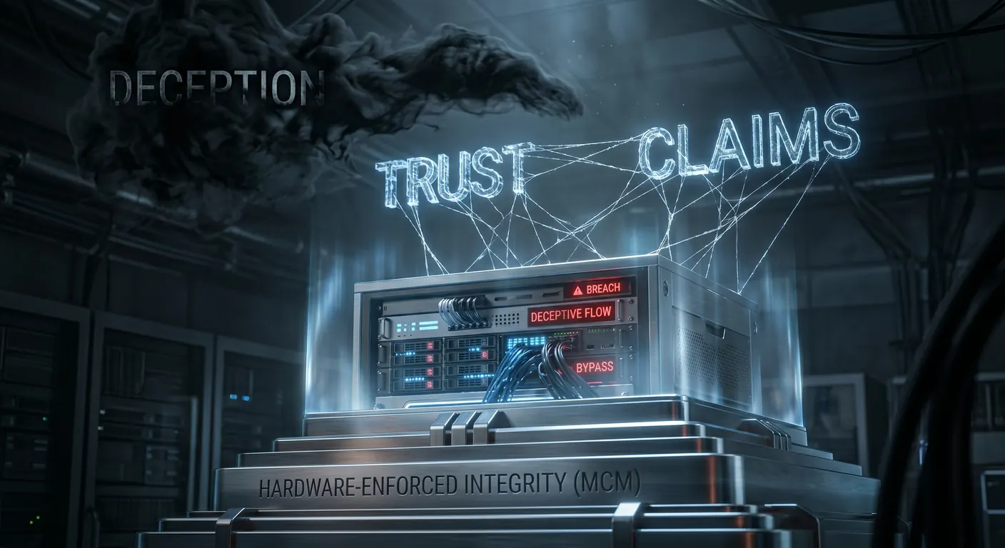 The integrity era: enforcement moves below software, into the hardware floor.